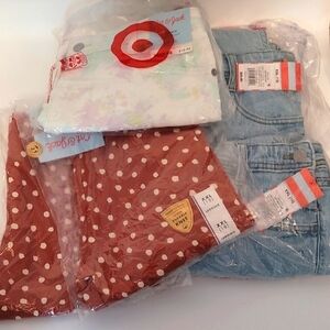 NWT Cat & Jack Kids Girls Bottoms Bundle Of 5 Size 18/ XXL